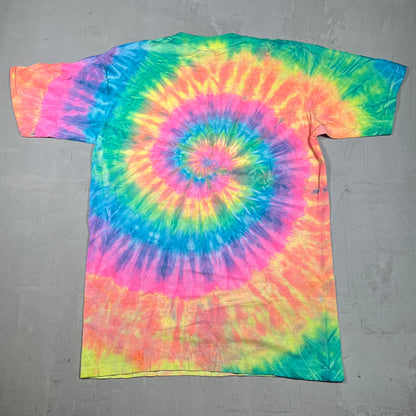 1990s Tie Dye Single Stitch Tee Size Large USED v19983