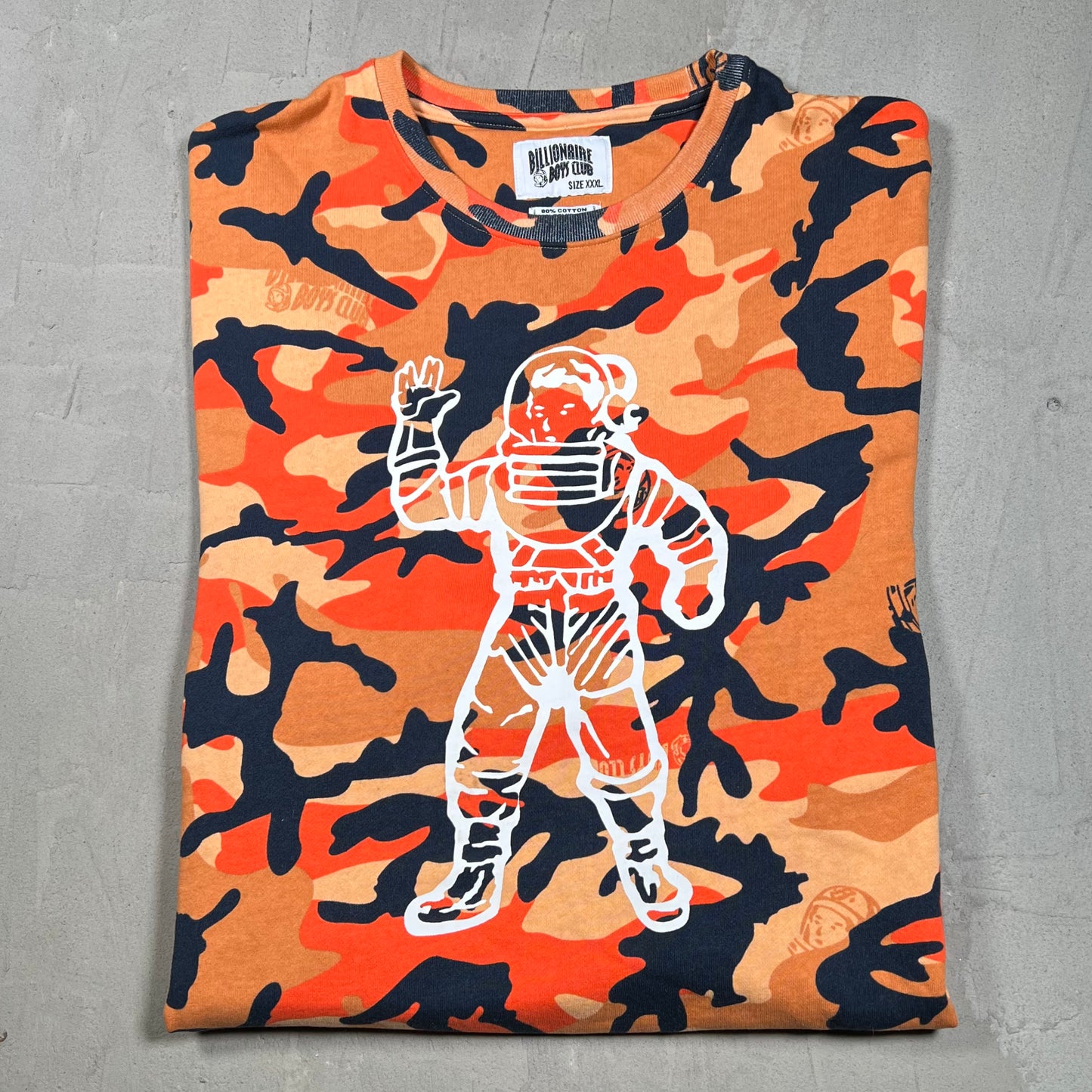 Billionaire Boys Club Orange Camo Crewneck Size XXXL USED x18289