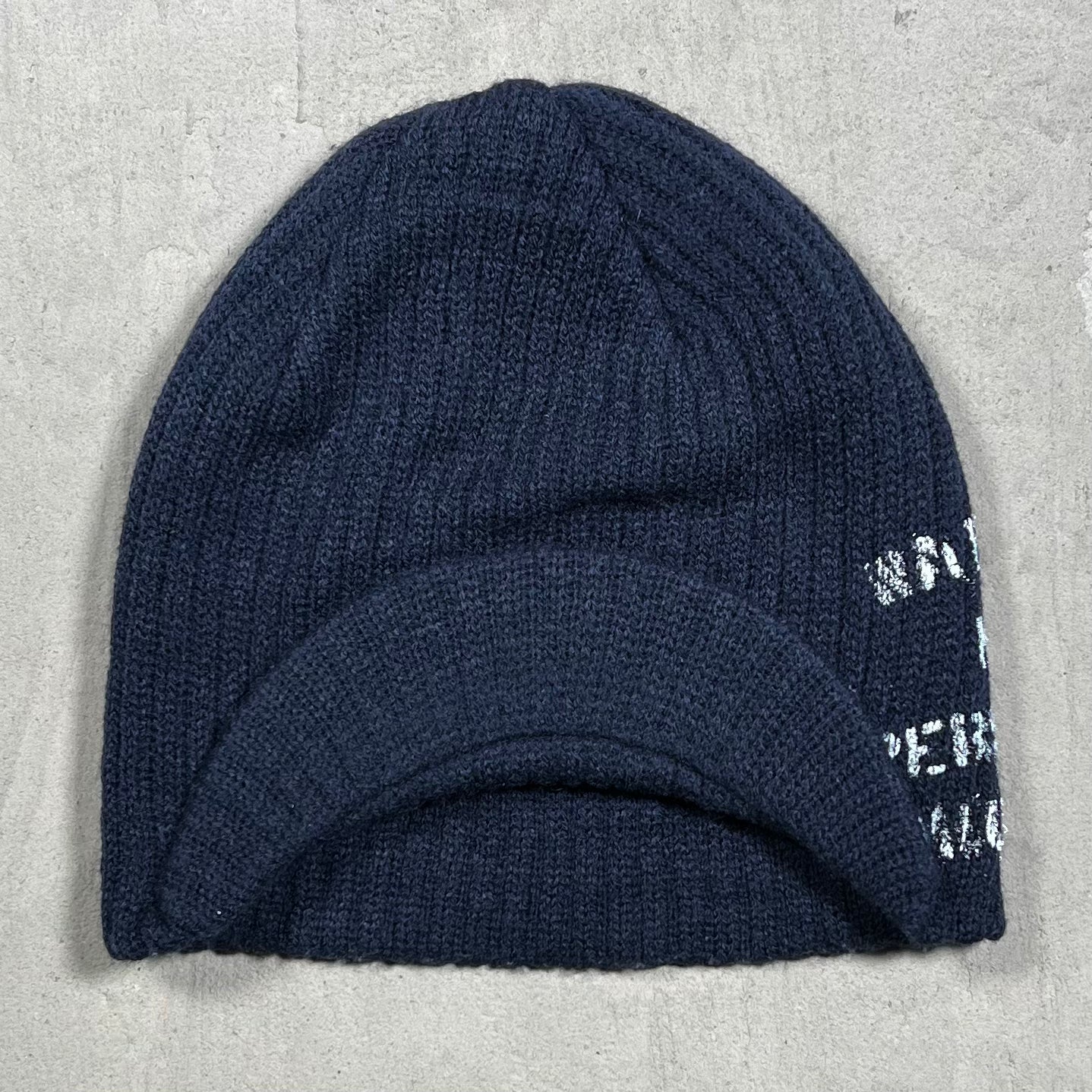 74 Is War Navy Beanie Brim USED x18312