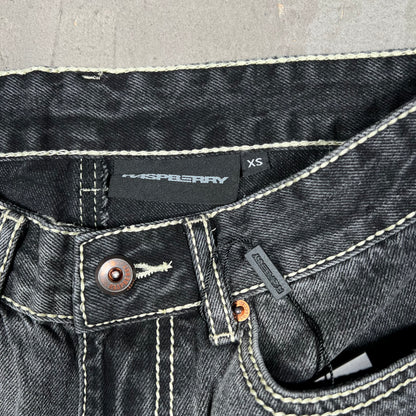 GV Gallery Raspberry Hills Rizo Denim Washed Black Size XS NEW x18355