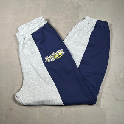 GV Gallery Raspberry Hills 03 Navy/Grey Split Sweatpants Size Small NEW x18356