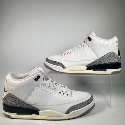 Jordan 3 White Cement Reimagined (2023) Size 13 USED s22568