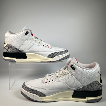 Jordan 3 White Cement Reimagined (2023) Size 13 USED s22568
