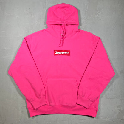 Supreme Box Logo Hoodie Magenta (2025) Size Large USED x18338
