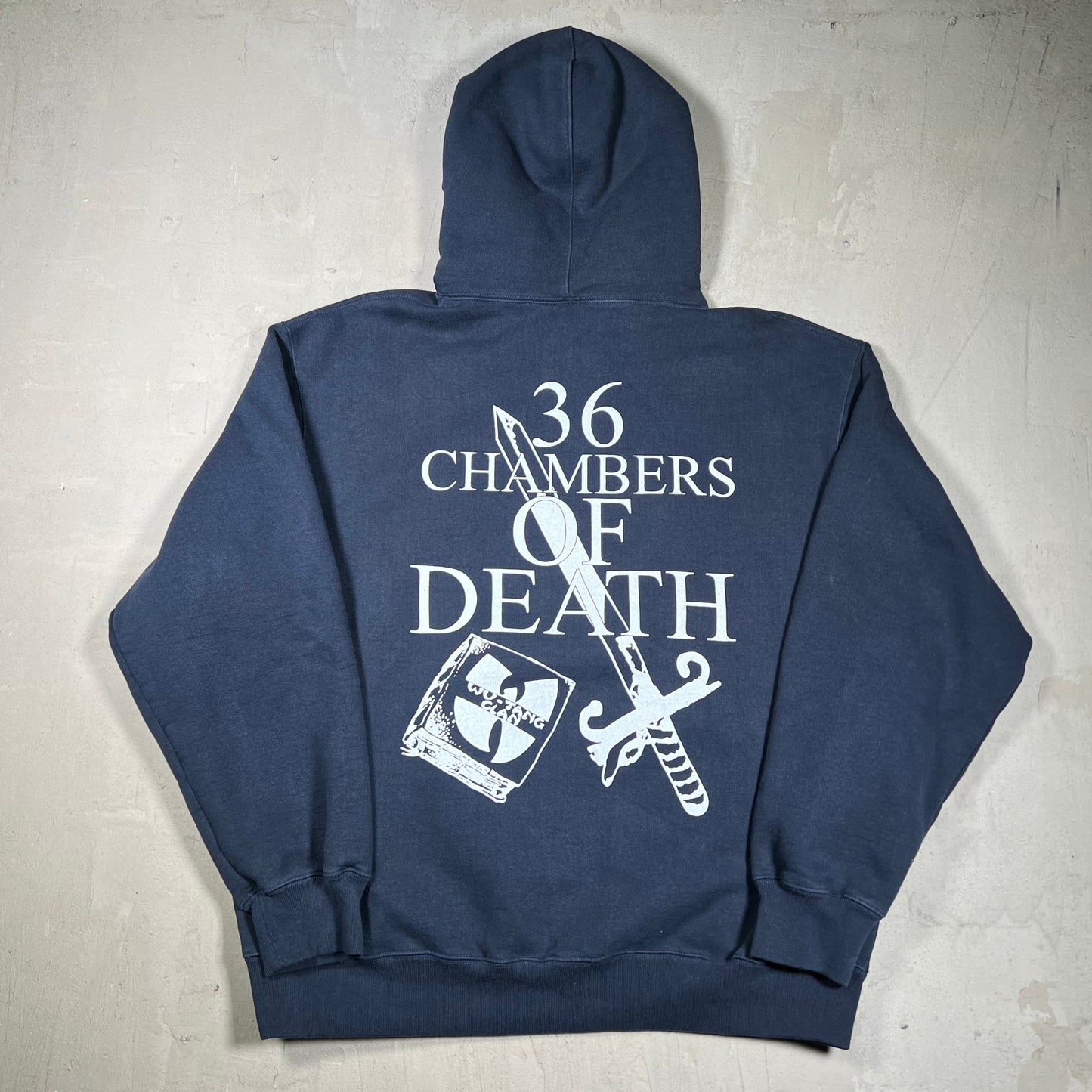 Supreme Wu-Tan Clan Hoodie Navy (2025) Size Large USED x18340