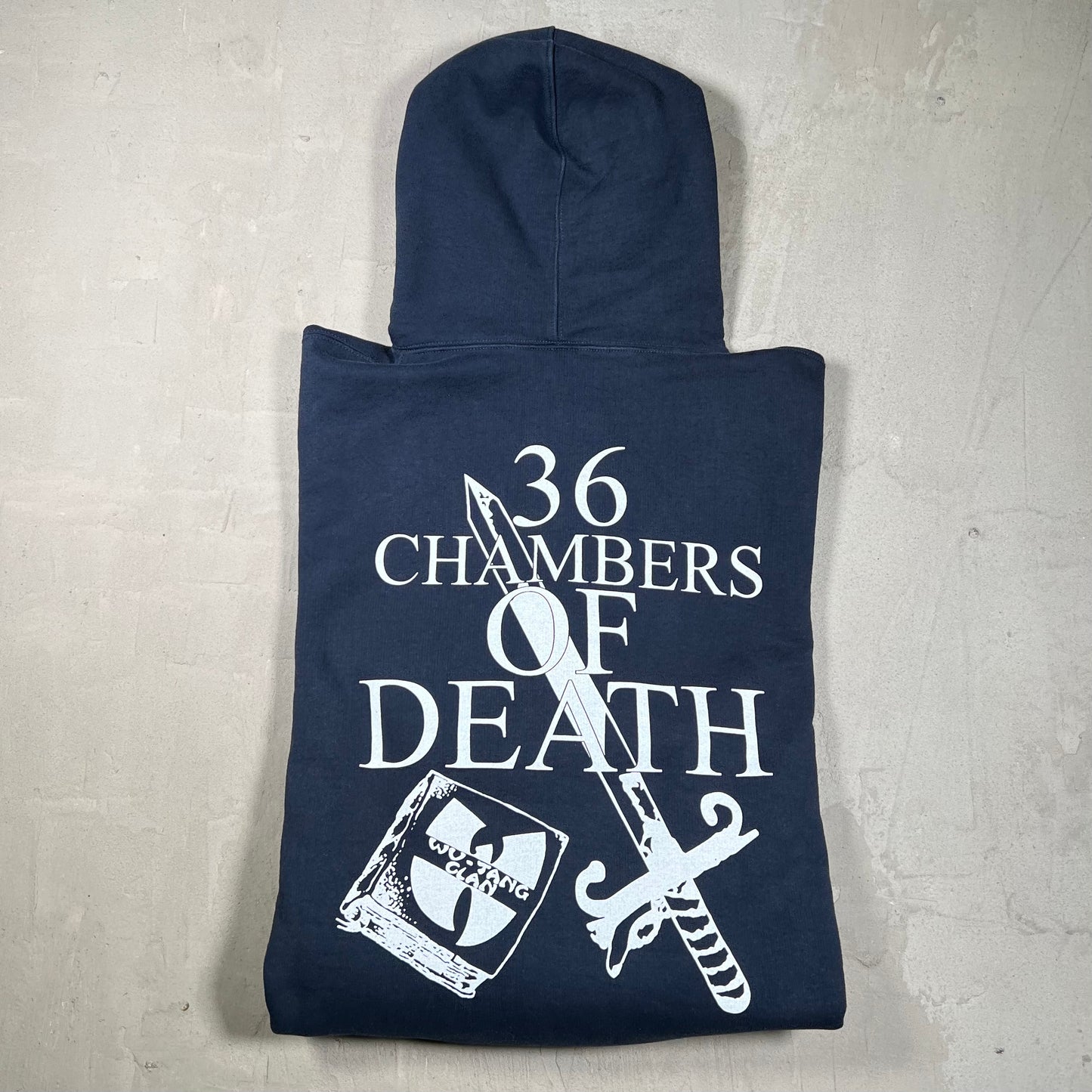 Supreme Wu-Tan Clan Hoodie Navy (2025) Size Large USED x18340