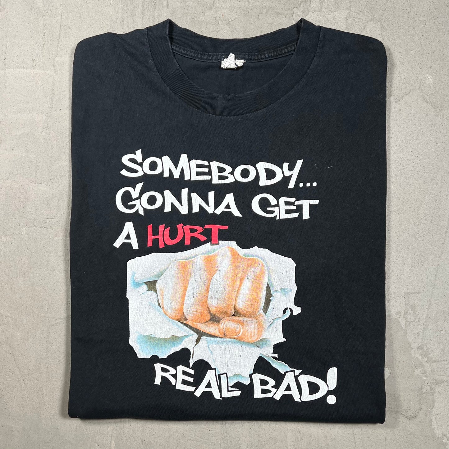 Russell Peters Green Card Tour Somebody Gonna Get Hurt Black Tee Size Large USED v20038