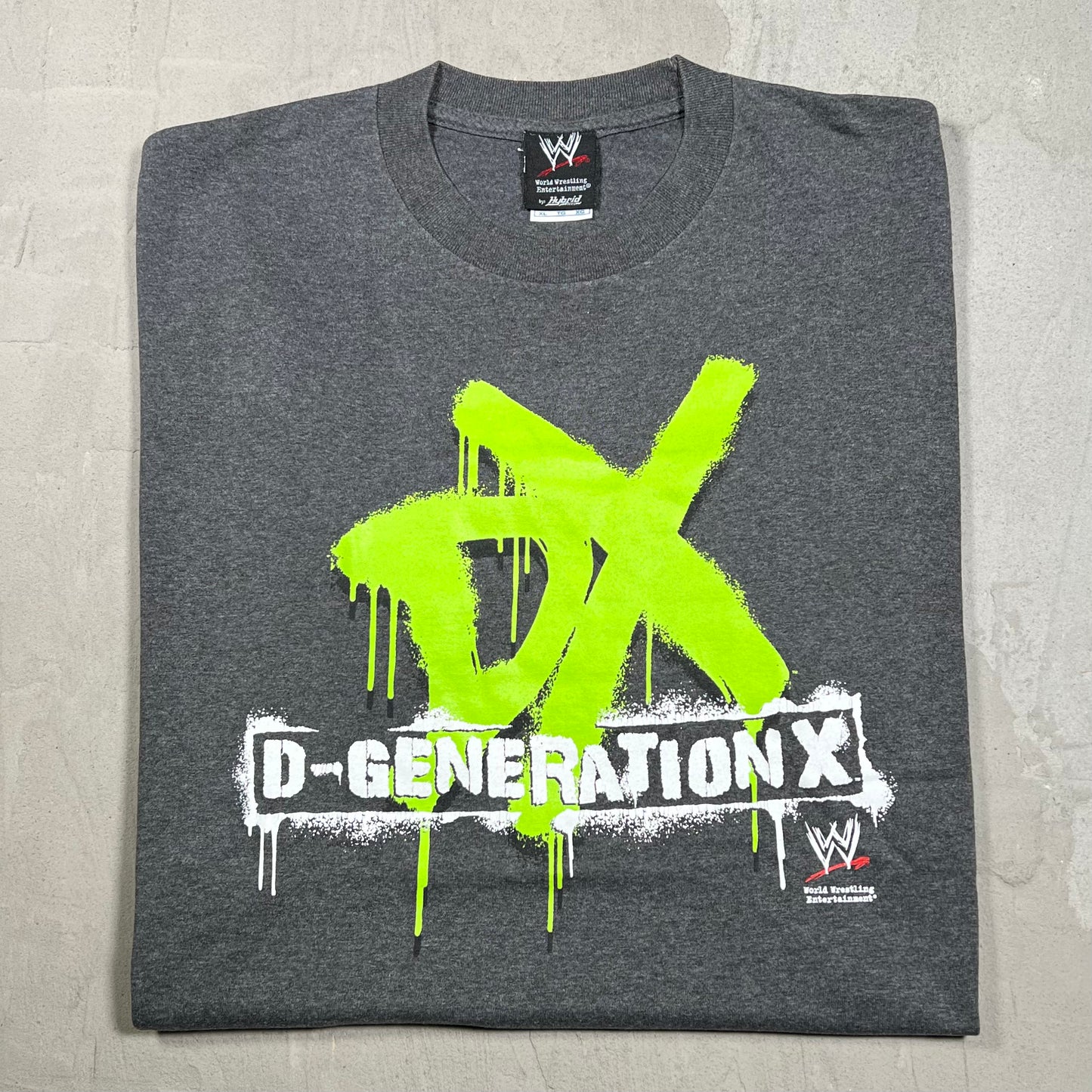 2007 WWE DX "Suck It" Grey Tee Size XL USED v20042