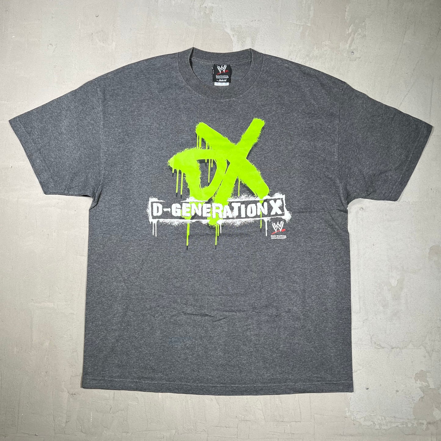 2007 WWE DX "Suck It" Grey Tee Size XL USED v20042