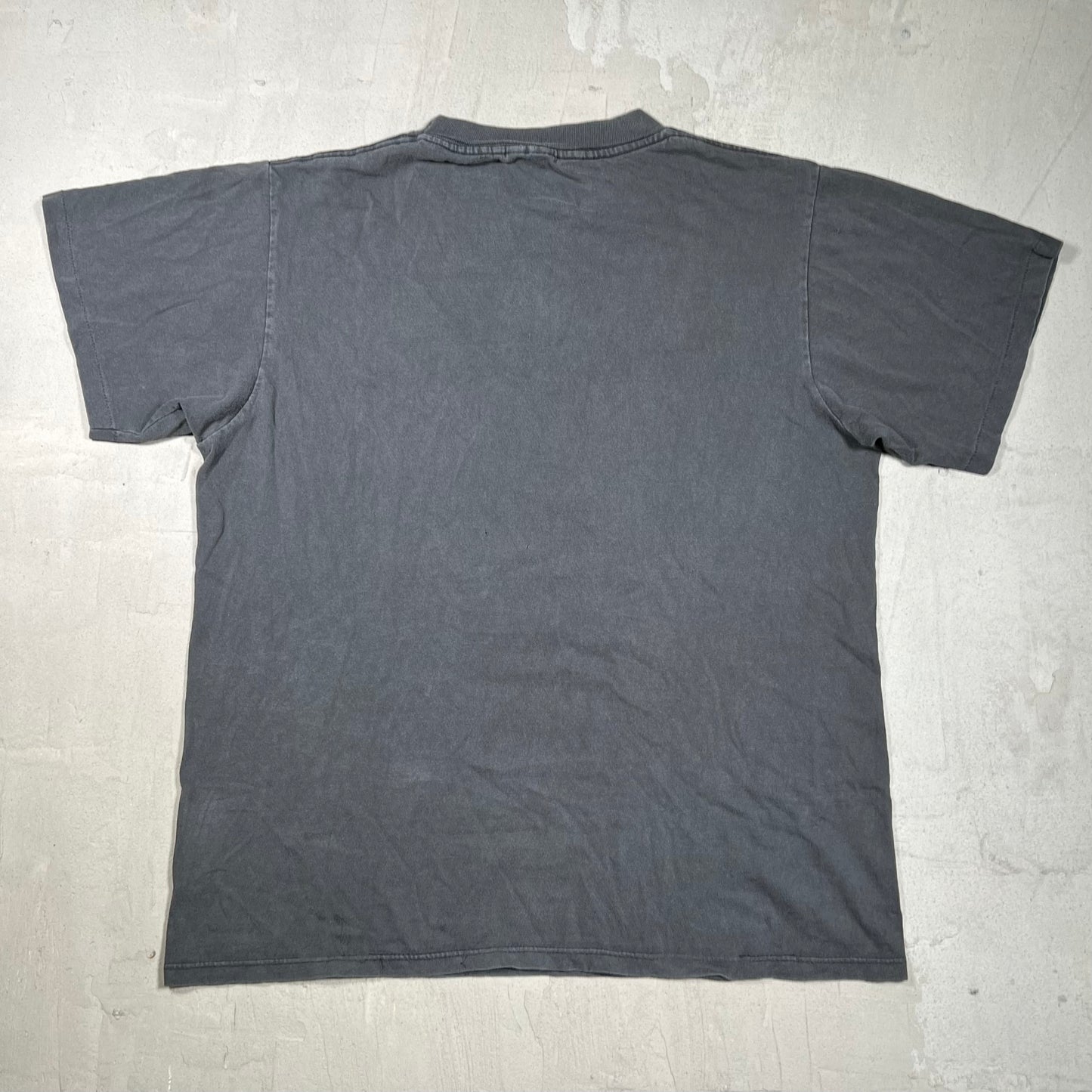 1992 Ren and Stimpy "Bloated Sack" Black Tee Size Large v20044