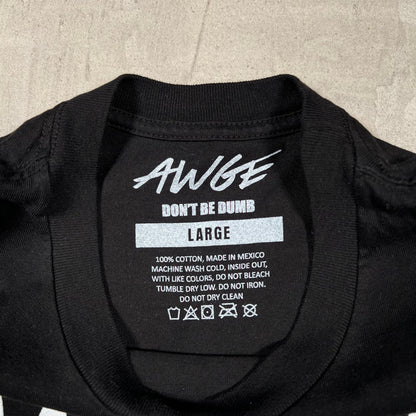 AWGE "At Long Last ASAP" Black Tee Size Large USED x18353
