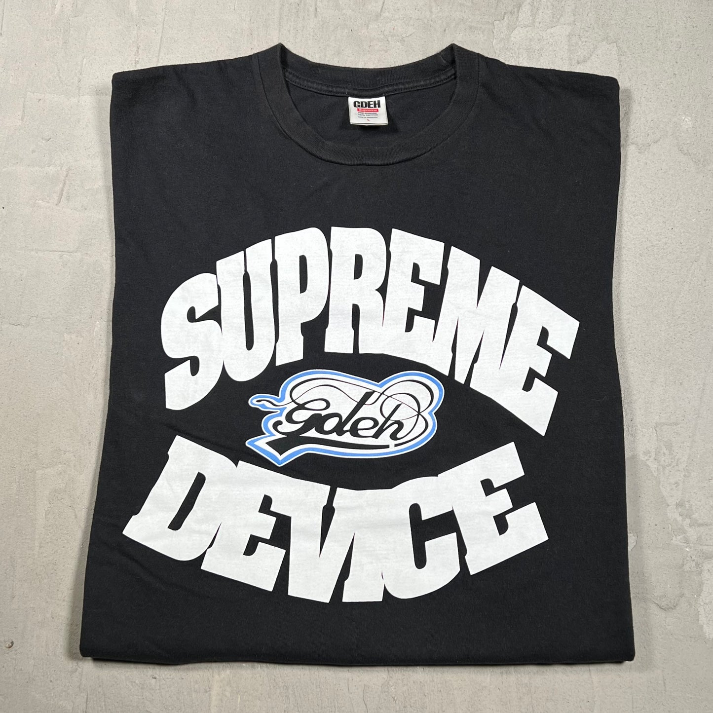 Supreme GoodEnough Device Tee Black (2025) Size Large USED x18343