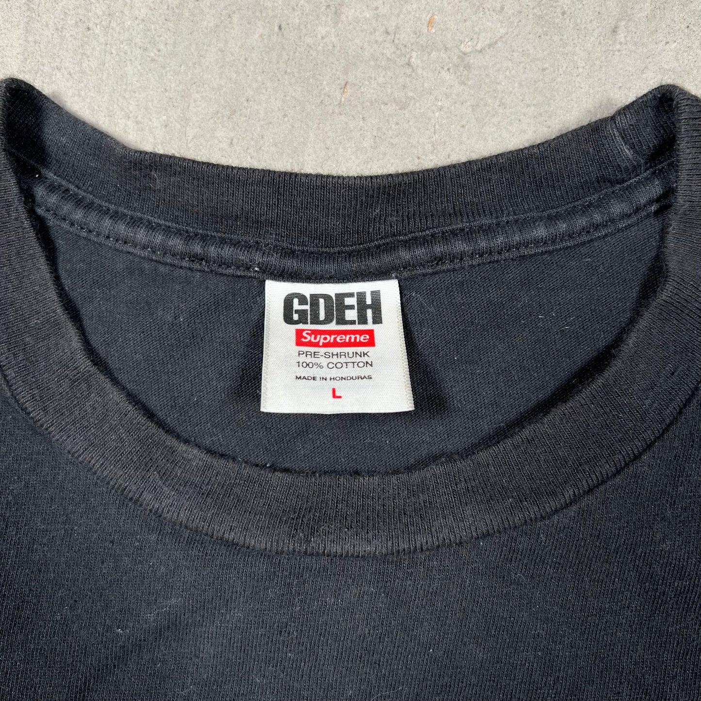 Supreme GoodEnough Device Tee Black (2025) Size Large USED x18343