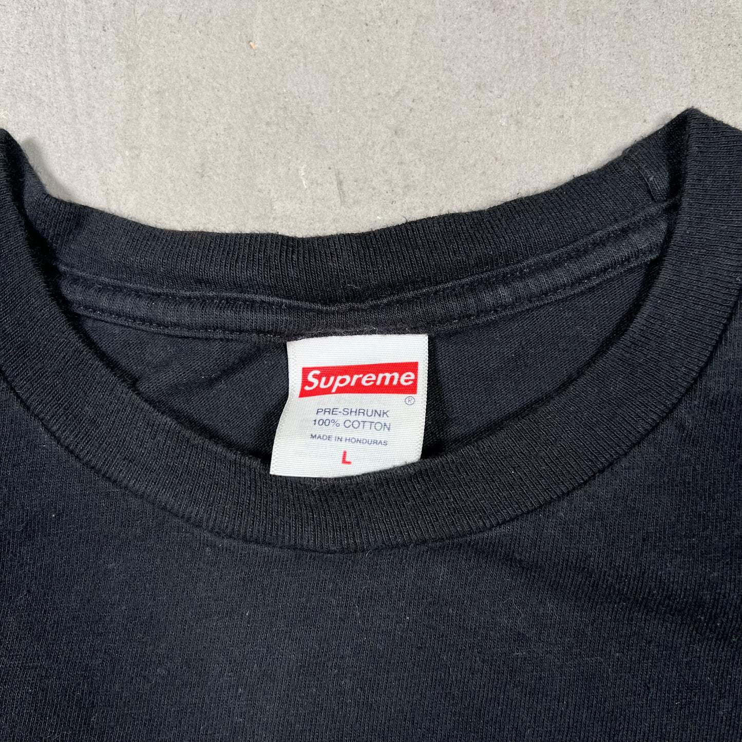 Supreme Target Tee Black (2025) Size Large USED x18344