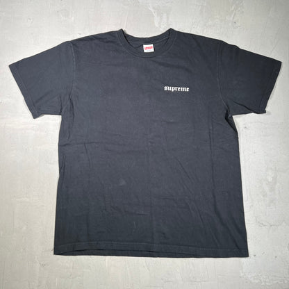 Supreme Target Tee Black (2025) Size Large USED x18344