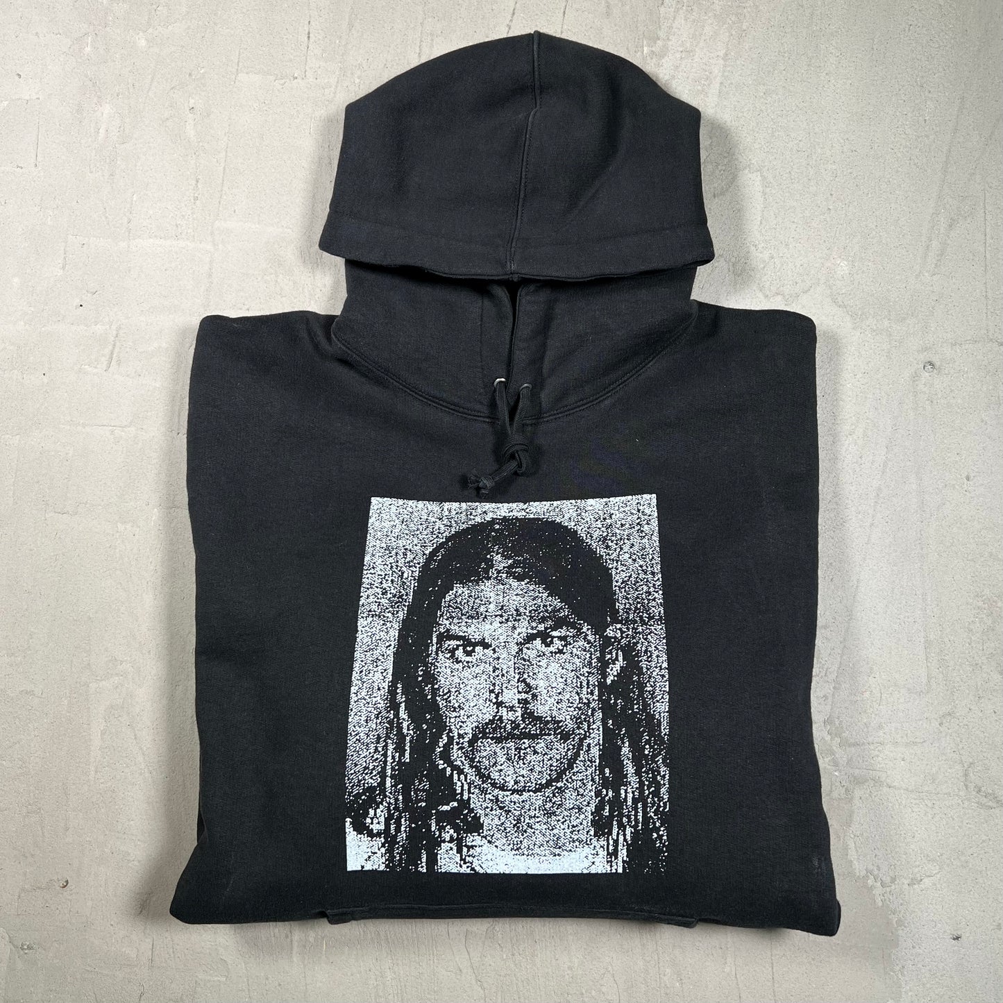 Supreme Dash Snow Hoodie Black (2025) Size Large USED x18339