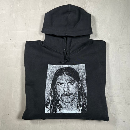 Supreme Dash Snow Hoodie Black (2025) Size Large USED x18339