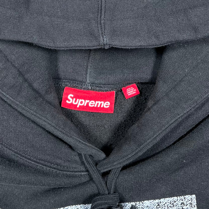 Supreme Dash Snow Hoodie Black (2025) Size Large USED x18339