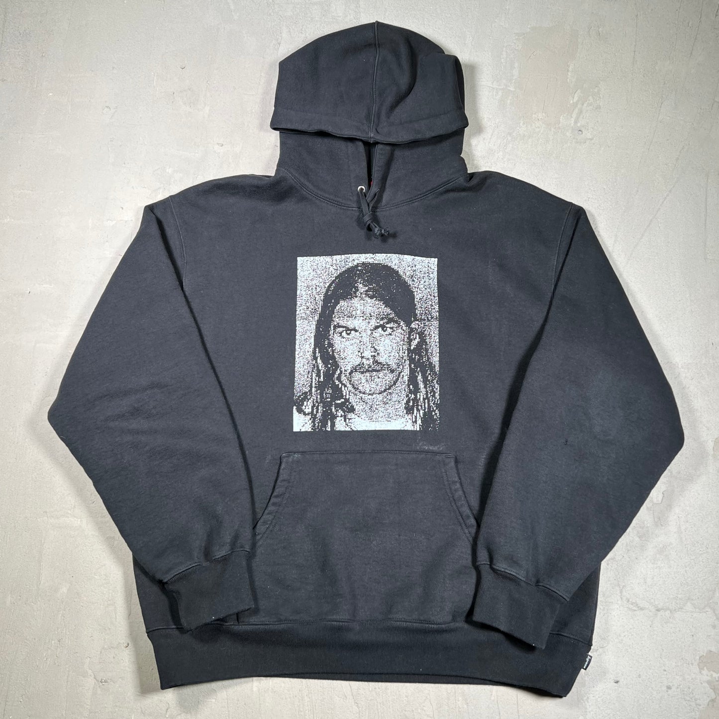 Supreme Dash Snow Hoodie Black (2025) Size Large USED x18339