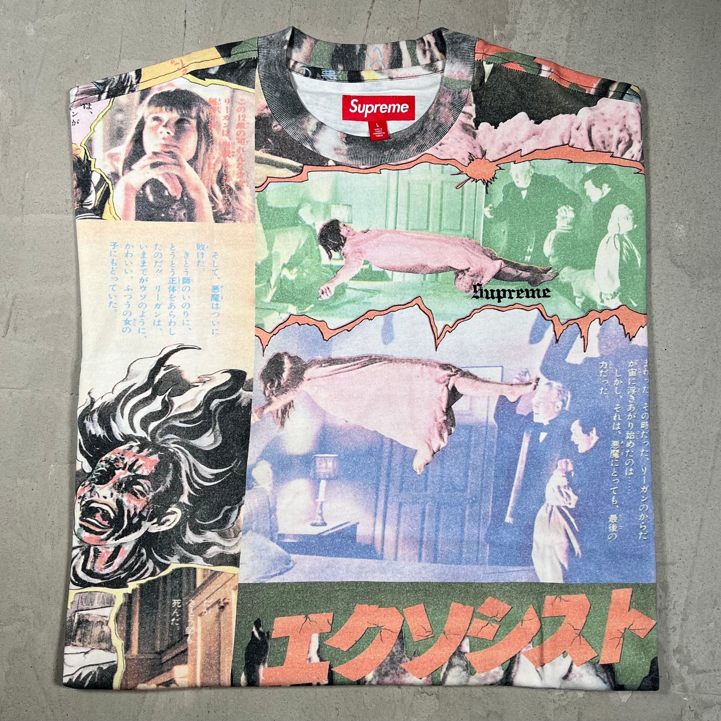 Supreme The Exorcist Tee Multicolor (2025) Size Large NEW x18342