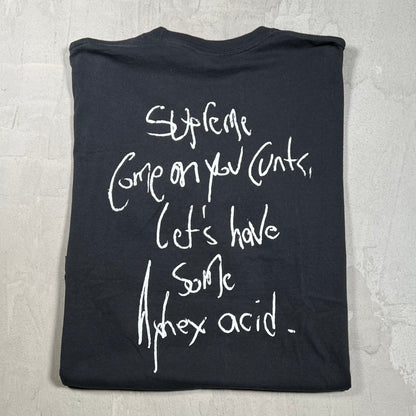 Supreme Aphex Twin Windowlicker Tee Black (2025) Size Large USED x18345