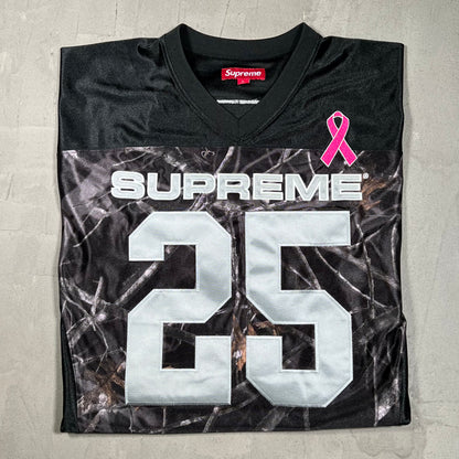 Supreme Breast Cancer Awareness Jersey Black (2025) Size Large USED x18349
