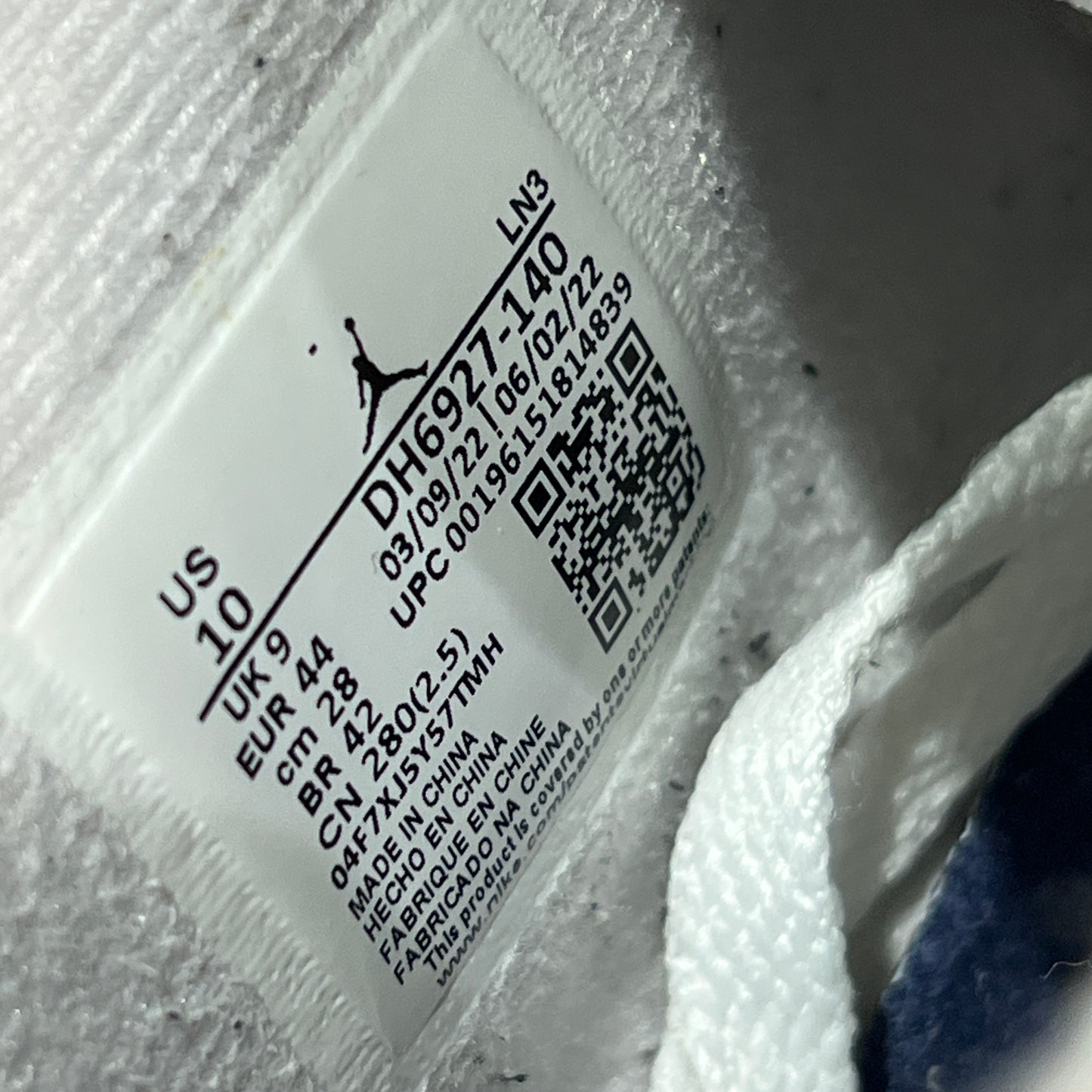 Jordan 4 MIdnight Navy (2022) Size 10 USED s22599