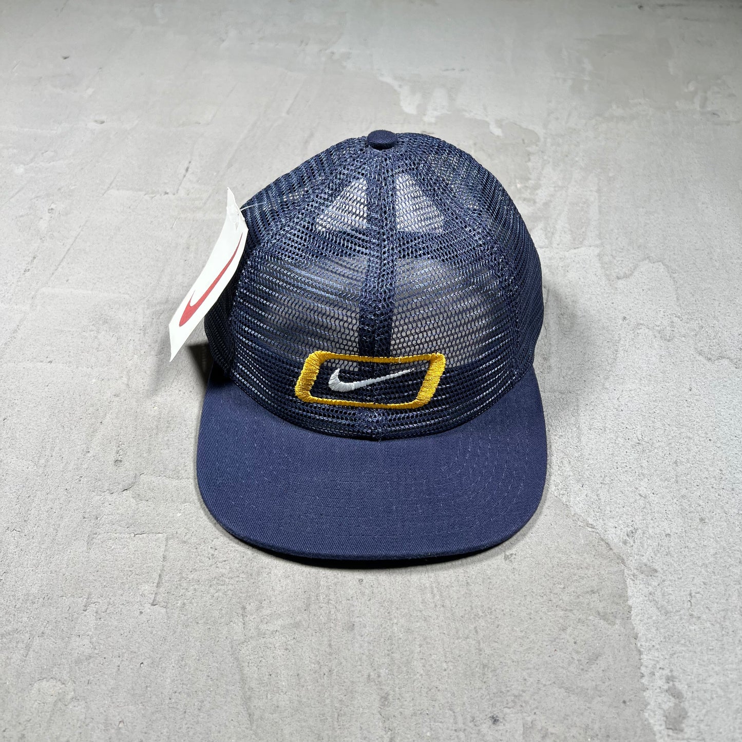 1990s Nike Navy Mesh Hat NEW v20043
