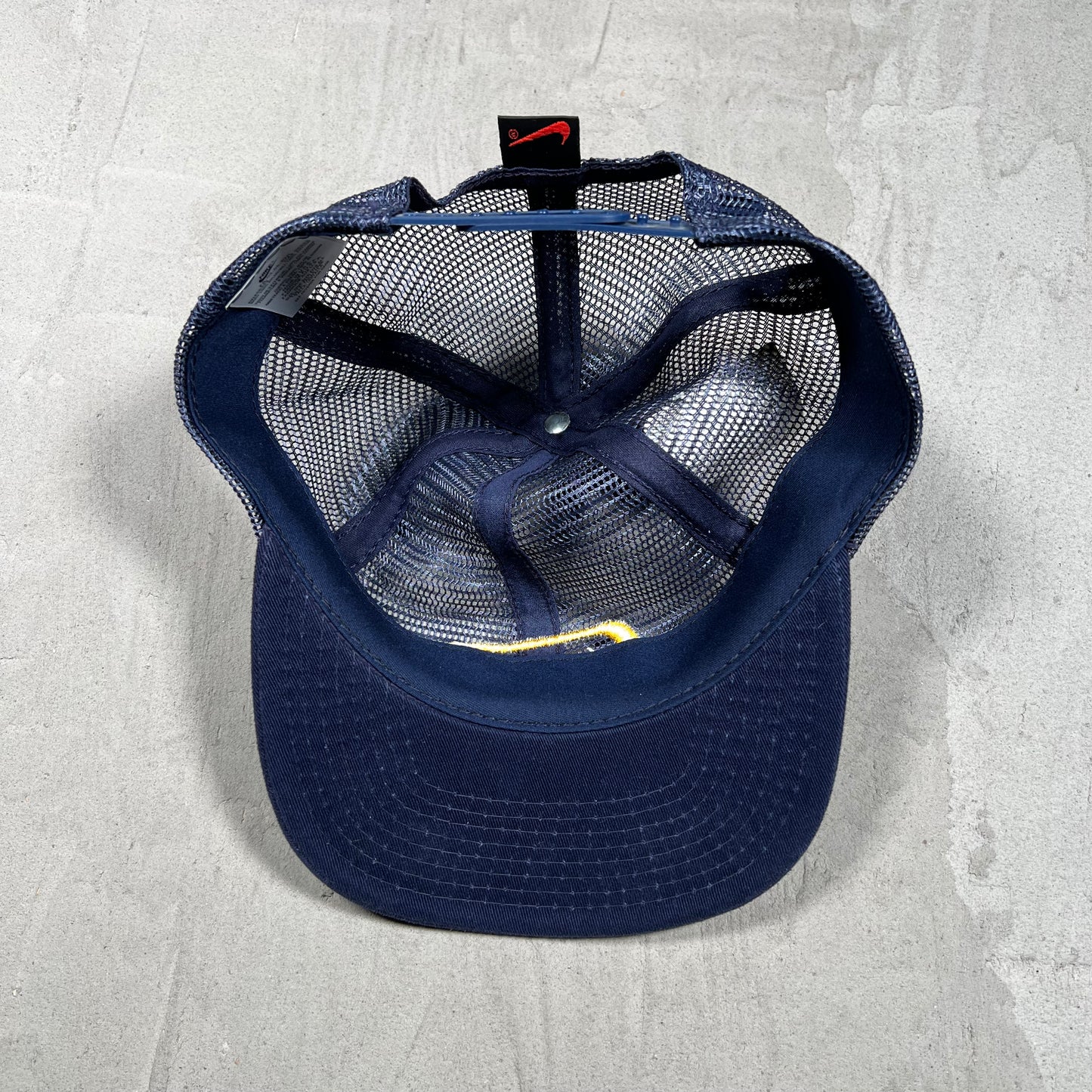 1990s Nike Navy Mesh Hat NEW v20043