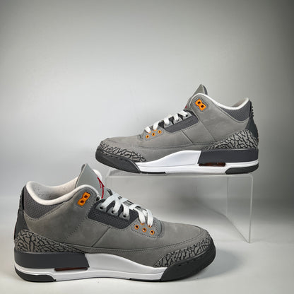 Jordan 3 Cool Grey (2021) Size 9.5 USED s22608