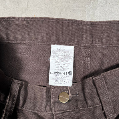Y2K Carhartt Brown Workwear Pants Size 32x34 USED v20028