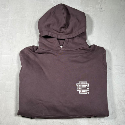 Eric Emanuel Basic Logo Sweatshirt Brown Size Large USED x18360