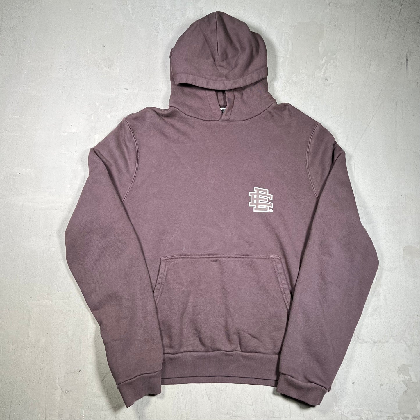 Eric Emanuel Basic Logo Sweatshirt Brown Size Large USED x18360