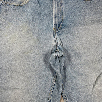 1990s Tommy Hilfiger Blue Jeans Size 33x32 USED v20033
