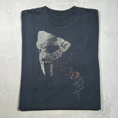 Y2K MF Doom Black Mask Tee Size Large USED v20032