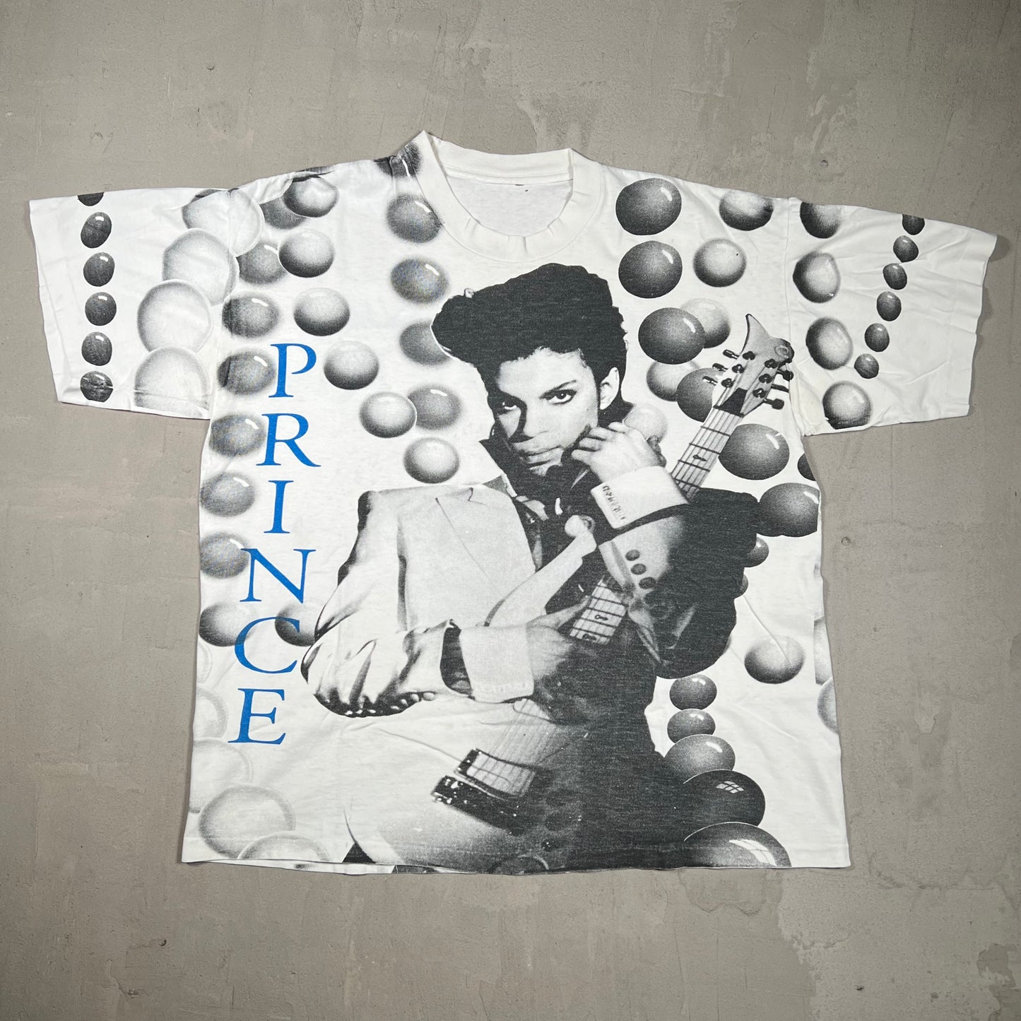 1991 Prince Diamonds and Pearls AOP Tee Size XL USED v20031
