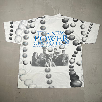 1991 Prince Diamonds and Pearls AOP Tee Size XL USED v20031