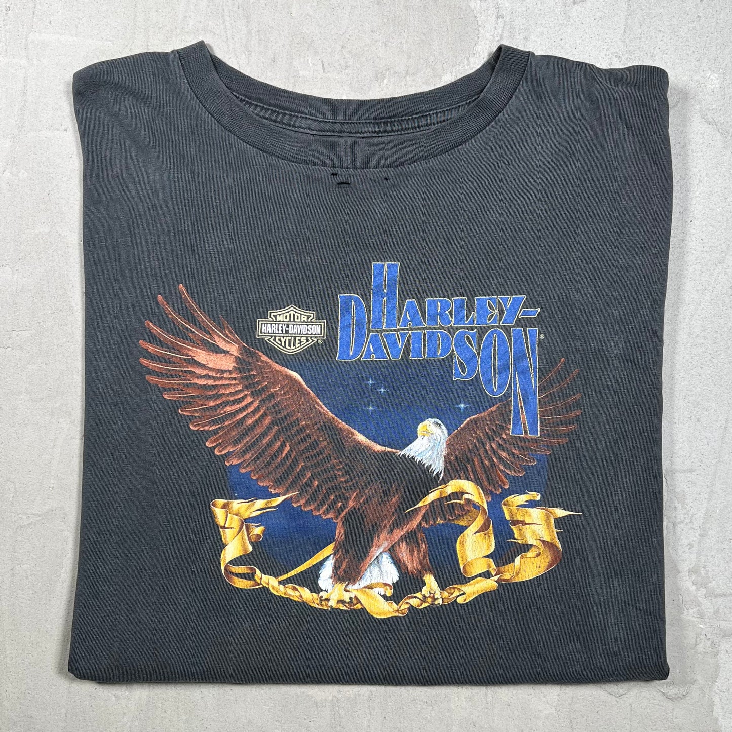 2000 Harley Davidson Eagle "Memphis" Black Tee Size XL USED v20046