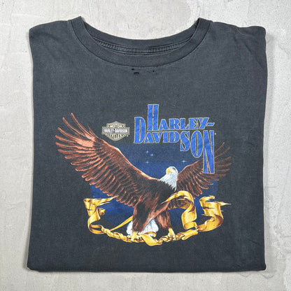 2000 Harley Davidson Eagle "Memphis" Black Tee Size XL USED v20046