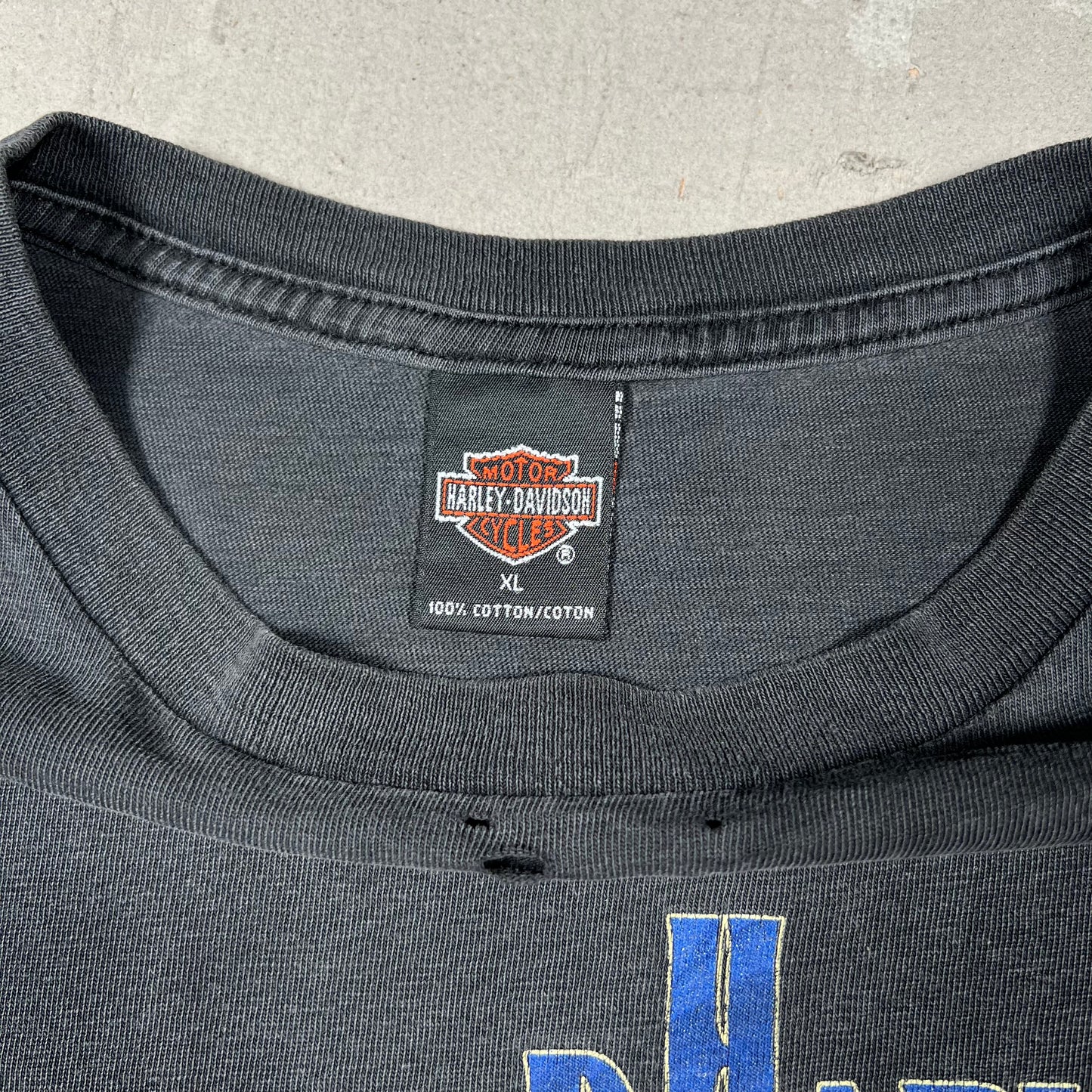 2000 Harley Davidson Eagle "Memphis" Black Tee Size XL USED v20046
