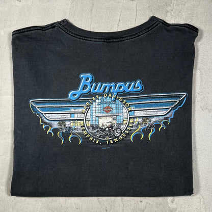 2000 Harley Davidson Eagle "Memphis" Black Tee Size XL USED v20046