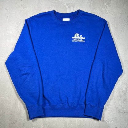 Aime Leon Dore ALD Borough Blue Crewneck Size Large USED x18332