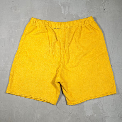 CPFM Nike Air Force 1 Custom Dust Bag Shorts Yellow Size Medium USED x18328