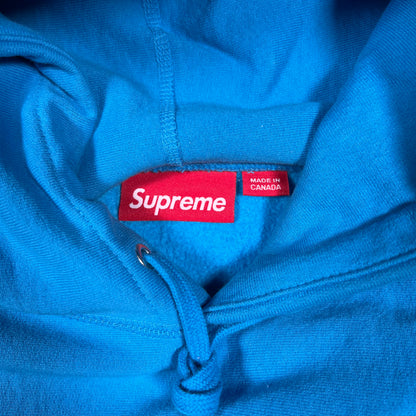 Supreme Box Logo Light Blue Hoodie (2025) Size Medium USED x18330