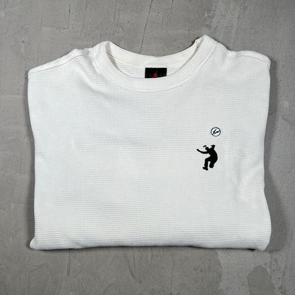 Jordan Union Fragment White Longsleeve Thermal Size Medium USED x18334