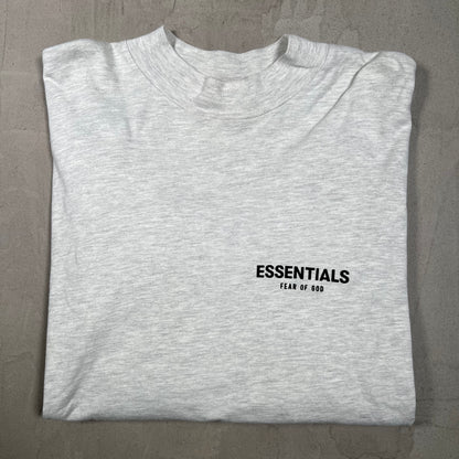 Essentials Fear of God FOG Mock Neck Longsleeve Light Grey Size Small USED x18364