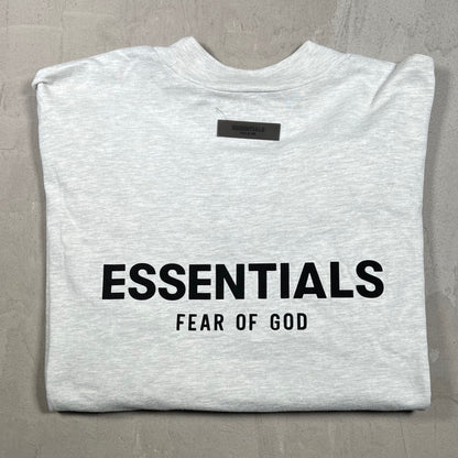 Essentials Fear of God FOG Mock Neck Longsleeve Light Grey Size Small USED x18364