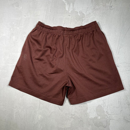 Eric Emanuel Basic Logo Short Brown Size Large USED x18359