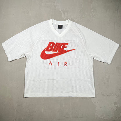 Jordan Bike Air Nigel Sylvester White Cropped Jersey Size Medium USED x18333