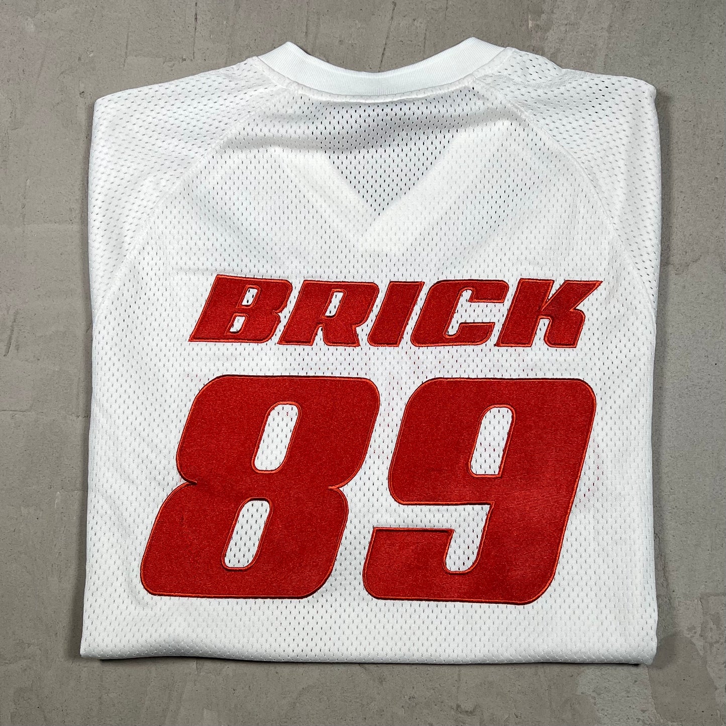 Jordan Bike Air Nigel Sylvester White Cropped Jersey Size Medium USED x18333